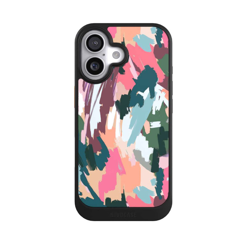iPhone 17 NIVOcore Abstrakte künstlerische Textur Rosa
