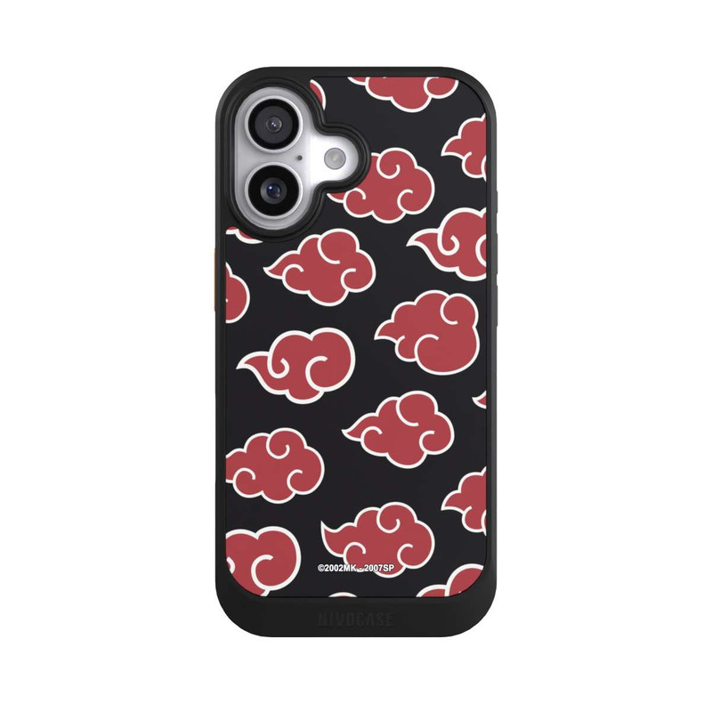 iPhone 17 NIVOcore Akatsuki Pattern Black Big