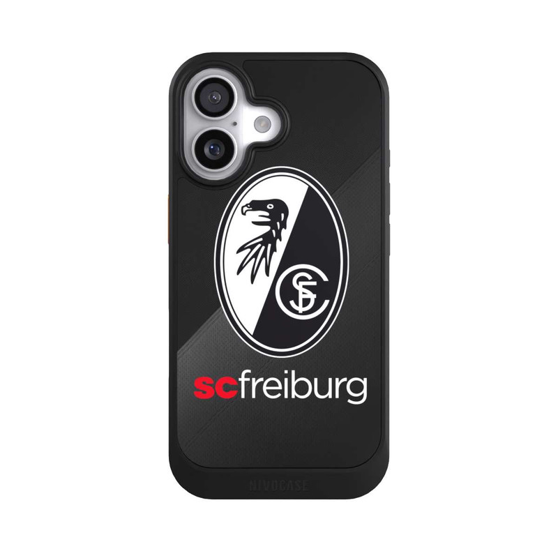 iPhone 17 NIVOcore Zwei Texturen mit dem Schriftzug SC Freiburg