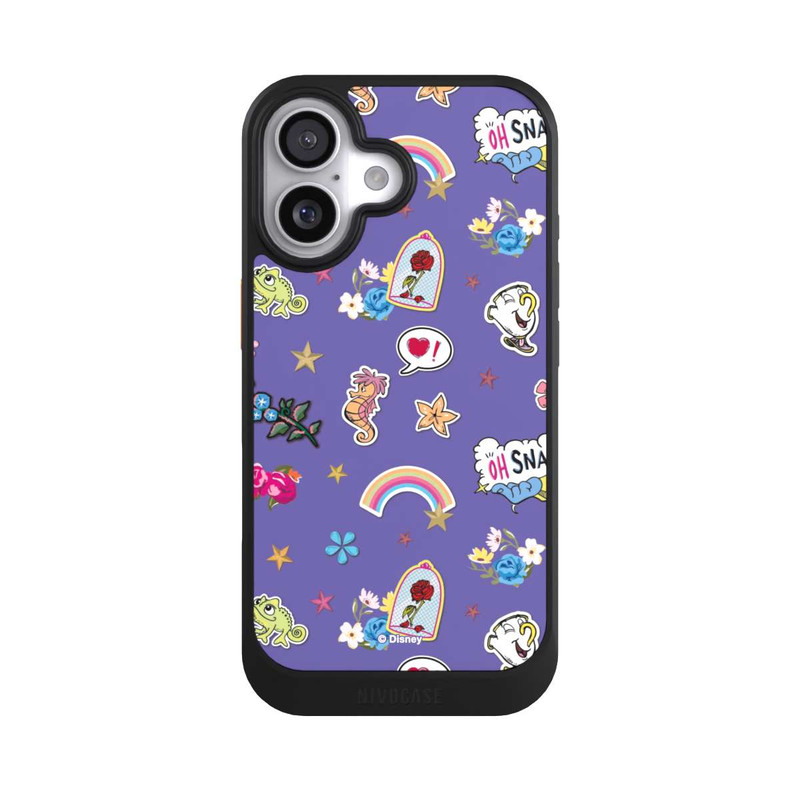 iPhone 17 NIVOcore Princess Pattern Purple Disney Princess