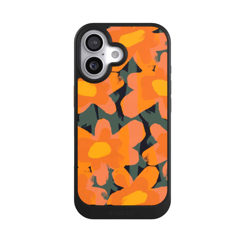 iPhone 17 NIVOcore Blumenwiese Orange