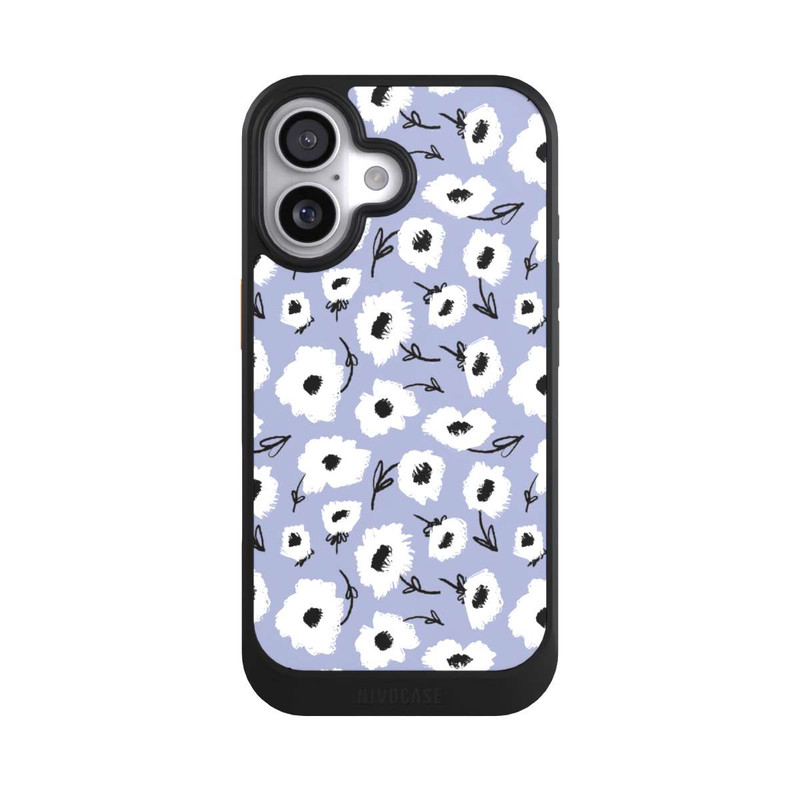iPhone 17 NIVOcore Blumenmuster Lila