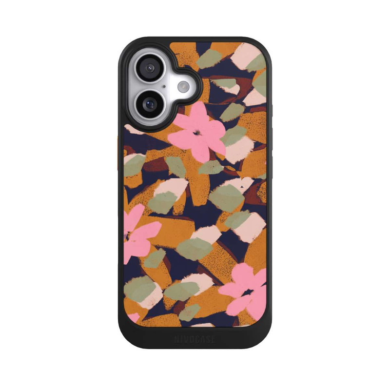 iPhone 17 NIVOcore Pattern Fleurs Roses