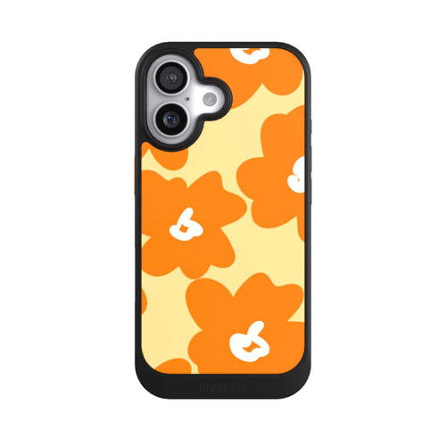  NIVOcore Retro Blumenmuster Päivi Gelb Orange