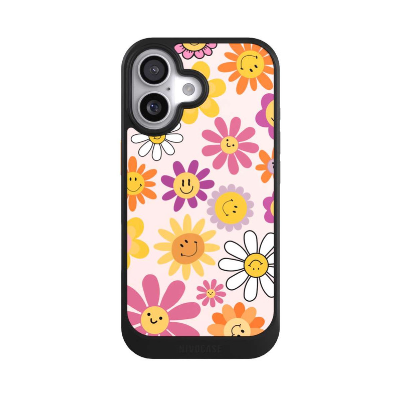 iPhone 17 NIVOcore Smiles Pink Flowers