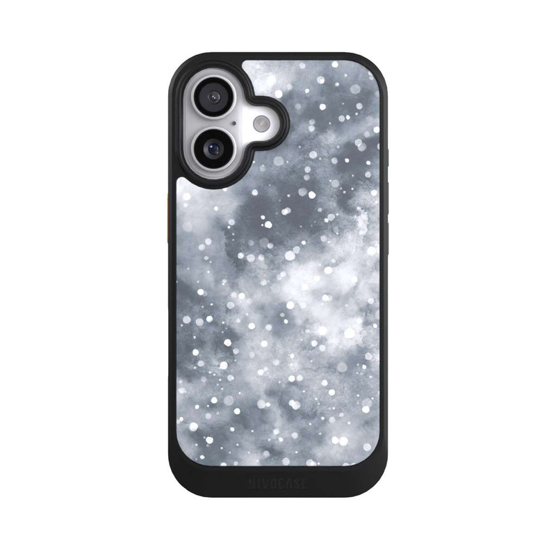 iPhone 17 NIVOcore Ciel de neige d'hiver abstrait