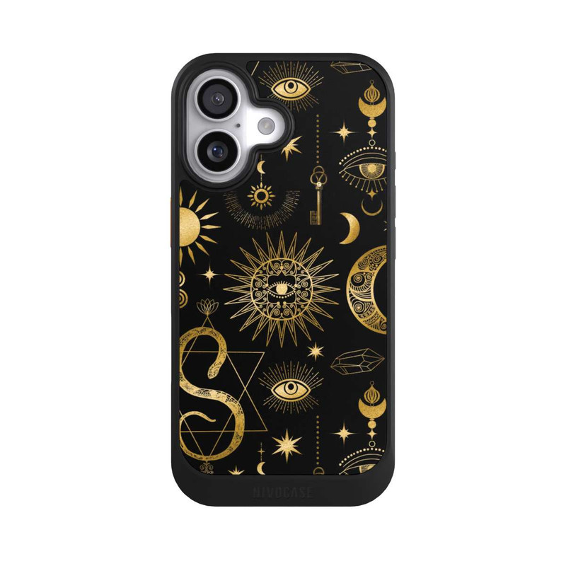 iPhone 17 NIVOcore Himmlische Sonne und Mond Steampunk