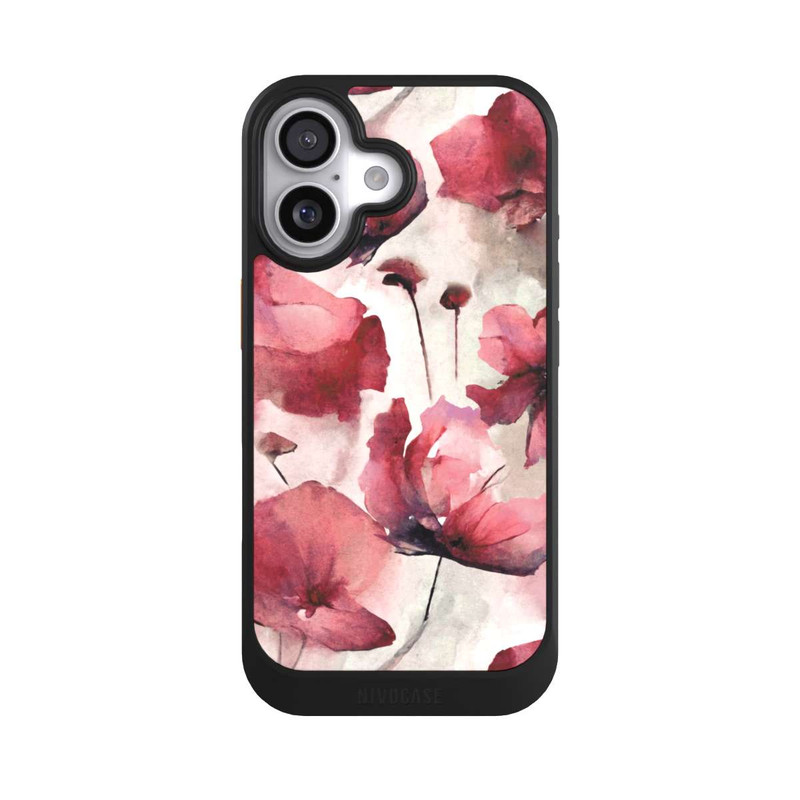 iPhone 17 NIVOcore Wilde Mohnblumen