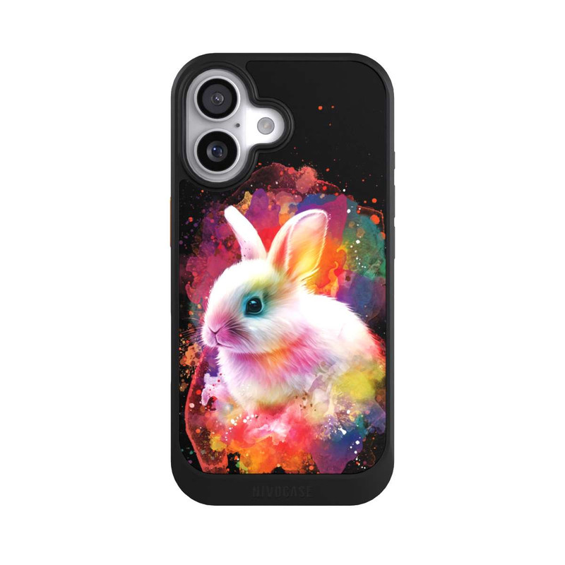 iPhone 17 NIVOcore Happy Rabbit Schwarz