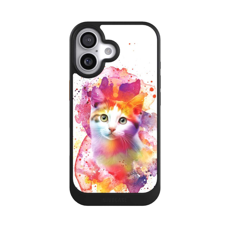 iPhone 17 NIVOcore Happy Kitty Weiß