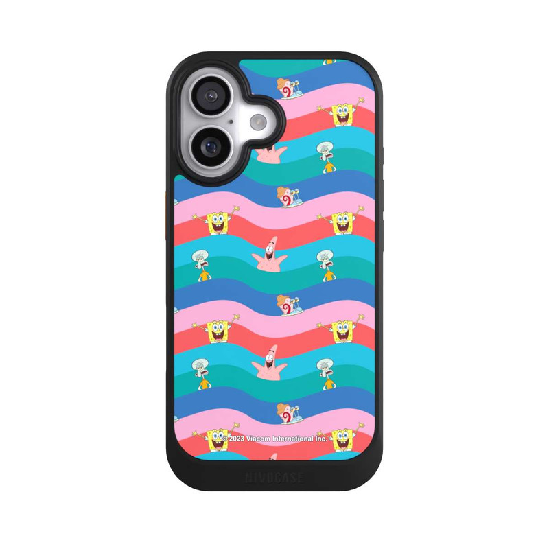 iPhone 17 NIVOcore Spongebob Freunde Bunte Wellen