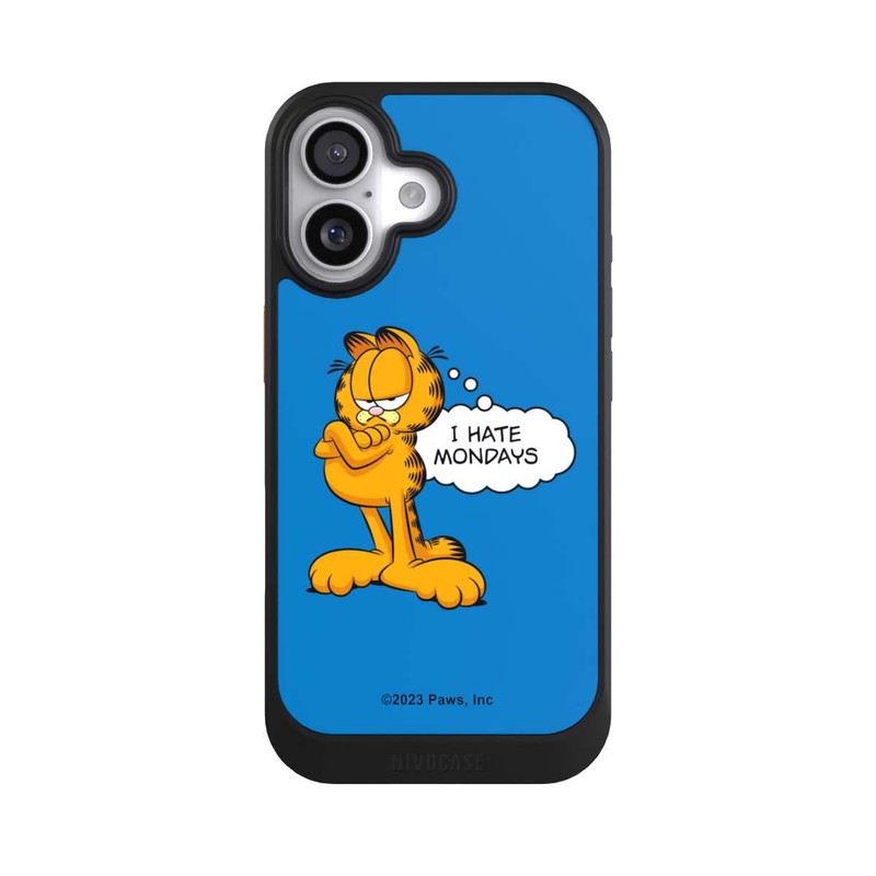 iPhone 17 NIVOcore Garfield Je déteste les lundis Bleu