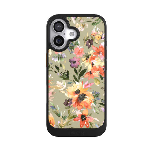  NIVOcore Malerische tropische Blumen Salbeigrün