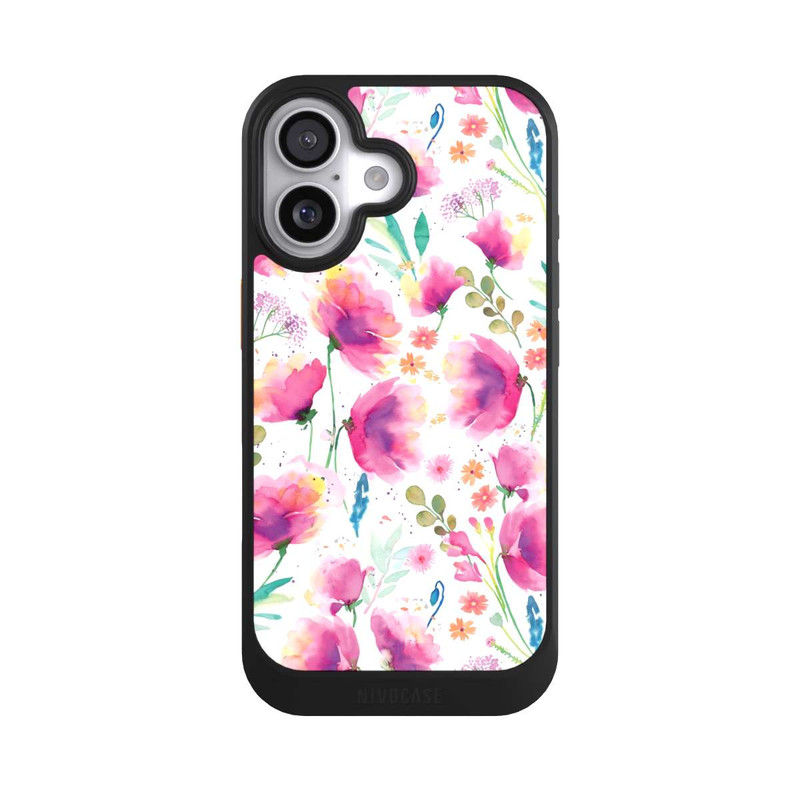 iPhone 17 NIVOcore Abstrakte Mohnblumen aquarell