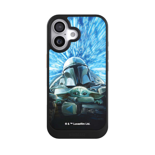  NIVOcore Grogu und Mando fliegen blau