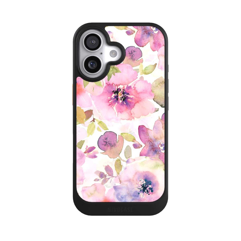 iPhone 17 NIVOcore Tapete mit rosa Blumen