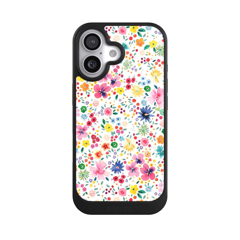 iPhone 17 NIVOcore Millefleurs Pink Spring Garden