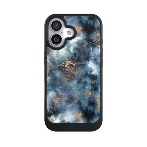 Apple iPhone 17 NIVOcore Smoky Marble Watercolor Navy