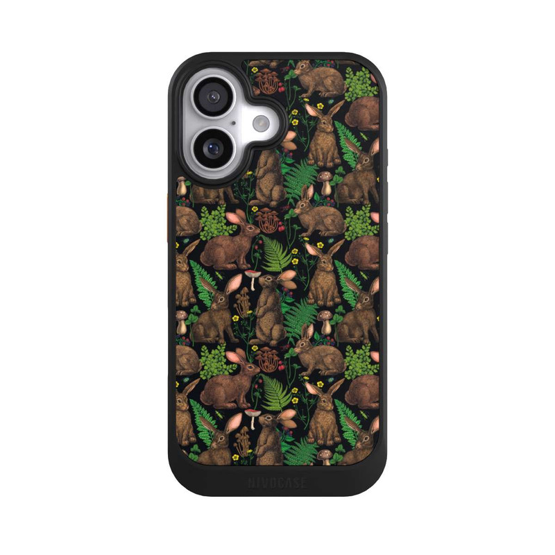 iPhone 17 NIVOcore Rabbits and Woodland Flora