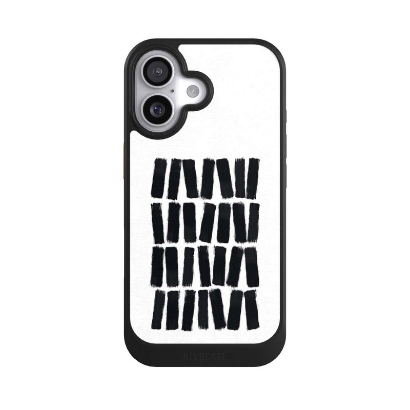 iPhone 17 NIVOcore Schwarze Pinselstriche
