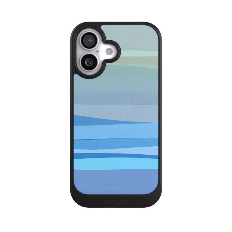 iPhone 17 NIVOcore Abstrait bleu 1