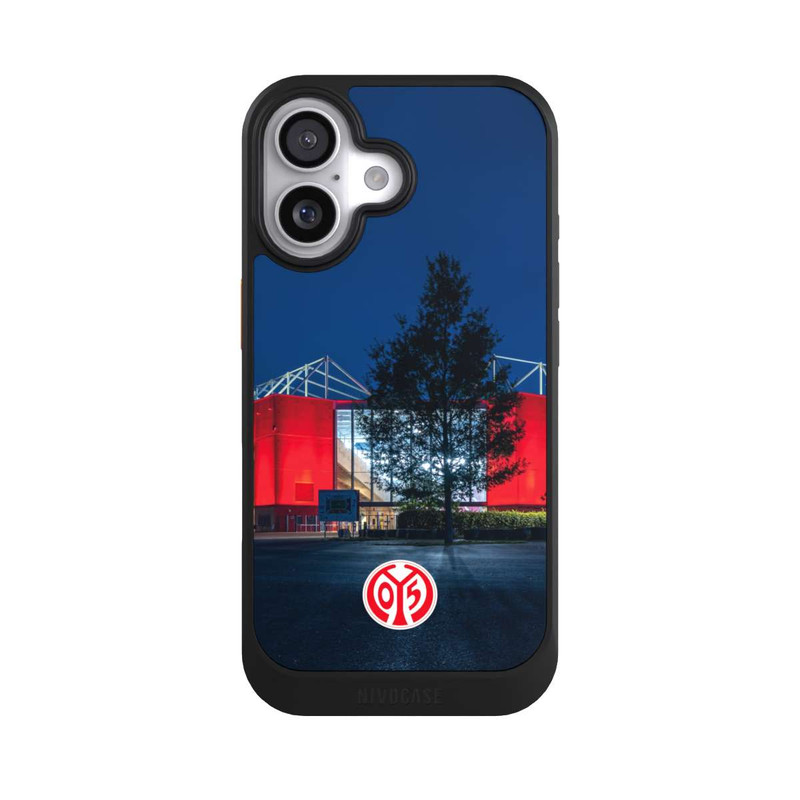 iPhone 17 NIVOcore Mainz 05 Stadion bei Nacht