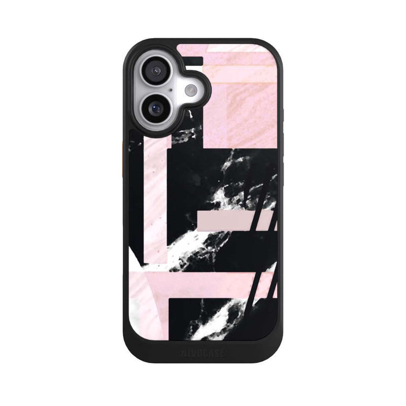 iPhone 17 NIVOcore Collage de marbre rose