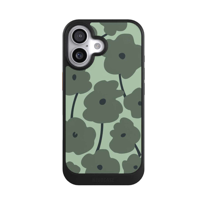 iPhone 17 NIVOcore Minimalistische Blumen Grün