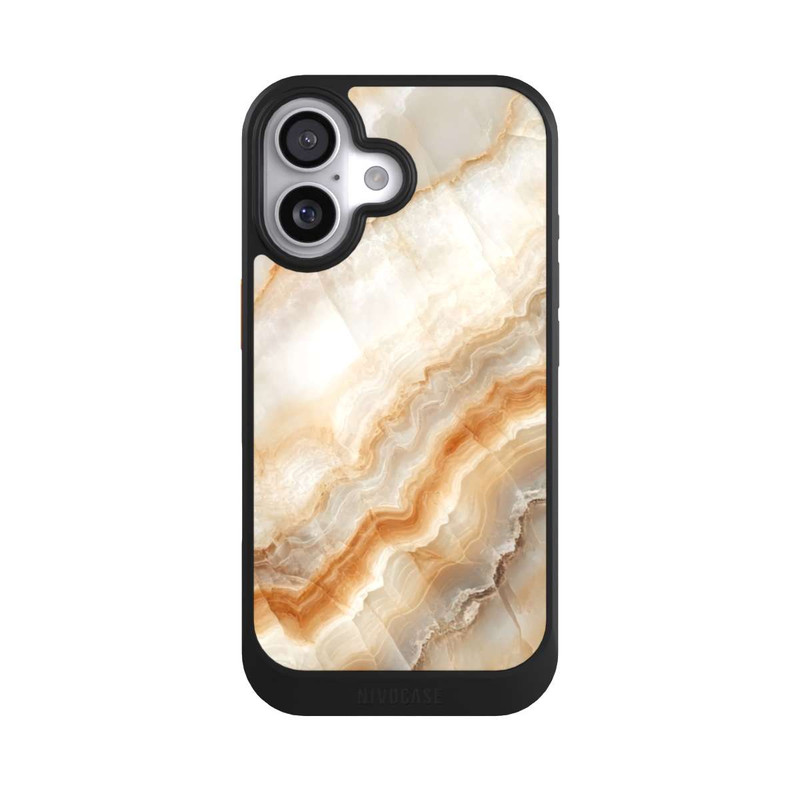 iPhone 17 NIVOcore Honig Marmor