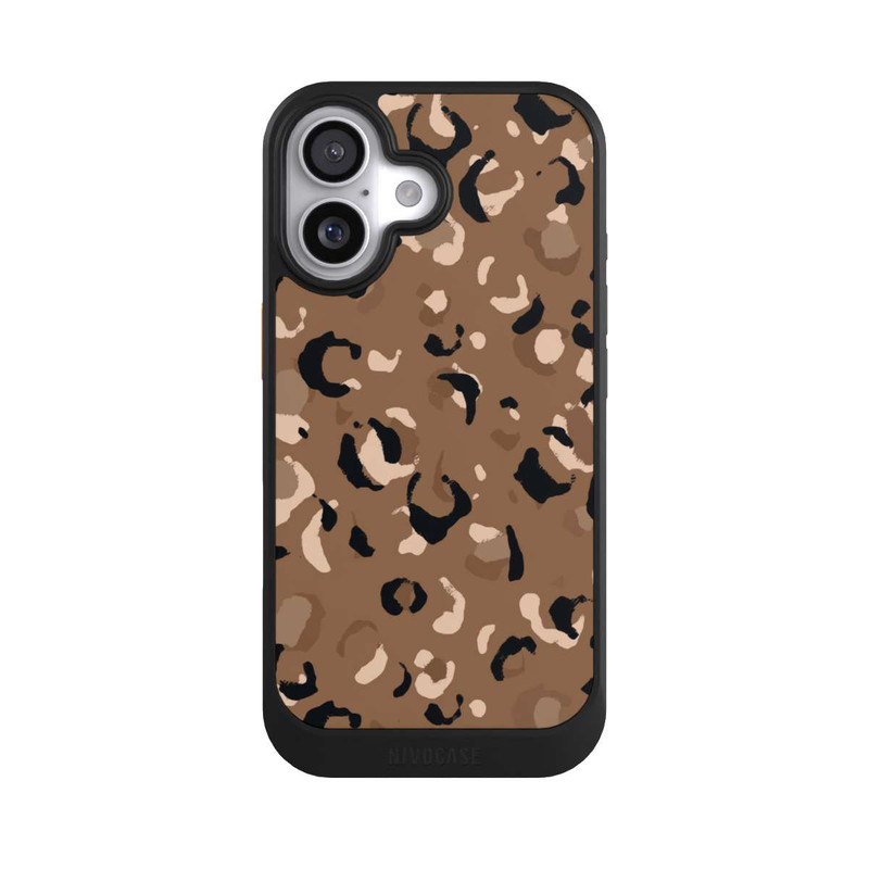 iPhone 17 NIVOcore Leo Muster Braun
