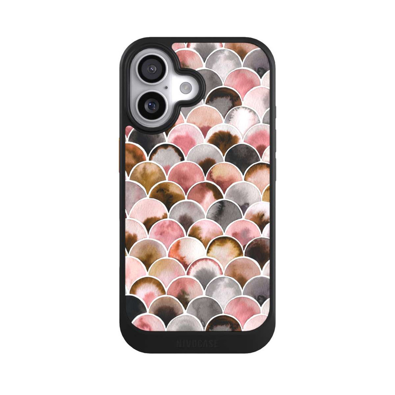 iPhone 17 NIVOcore Japandi Scales Pink Brown