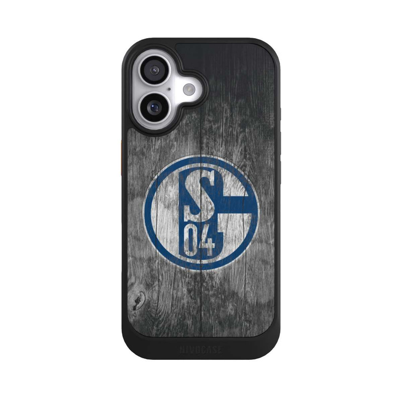 iPhone 17 NIVOcore Schalke 04 Holz Look