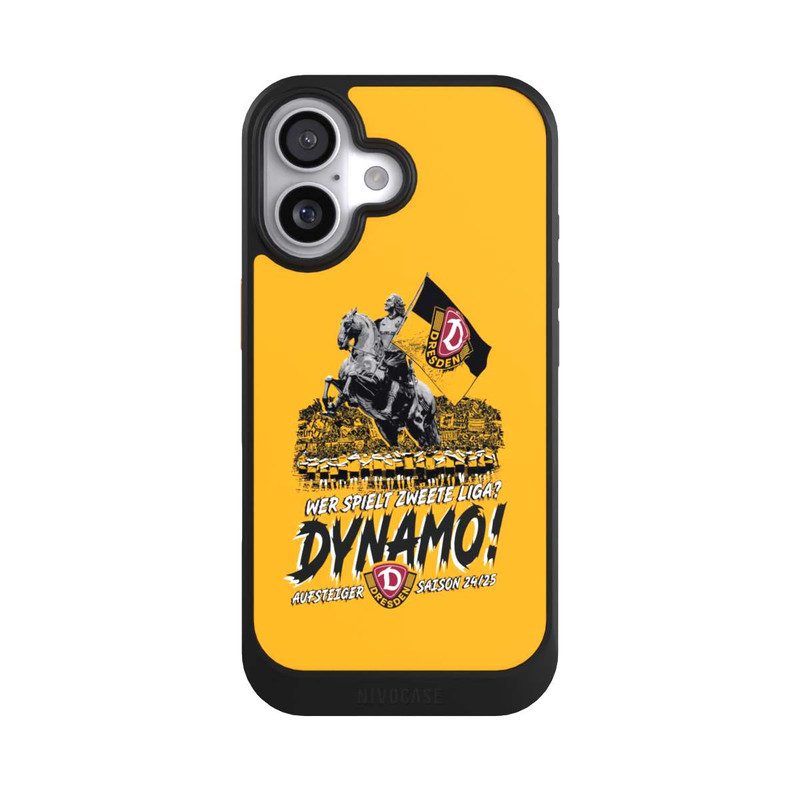iPhone 17 NIVOcore Dynamo Dresden Aufstieg 24/25 Gelb