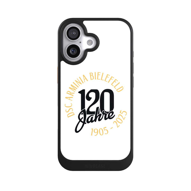 iPhone 17 NIVOcore Arminia Bielefeld 120 Jahre Weiß
