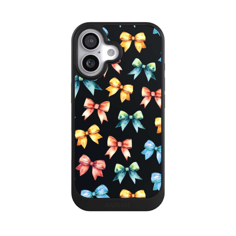 iPhone 17 NIVOcore Rainbow Bows Black