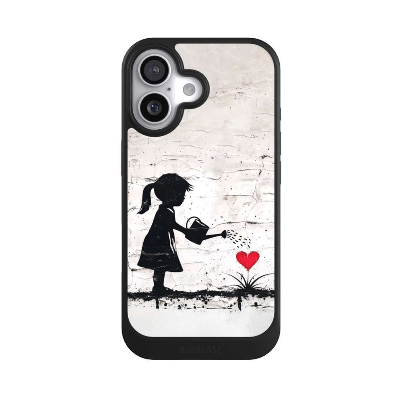 iPhone 17 NIVOcore Girl Watering Bunch of Flowers 