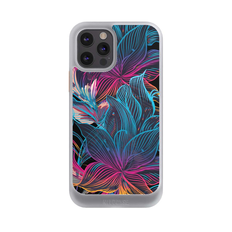 iPhone 12 Pro NIVOcore Neon Flower Power