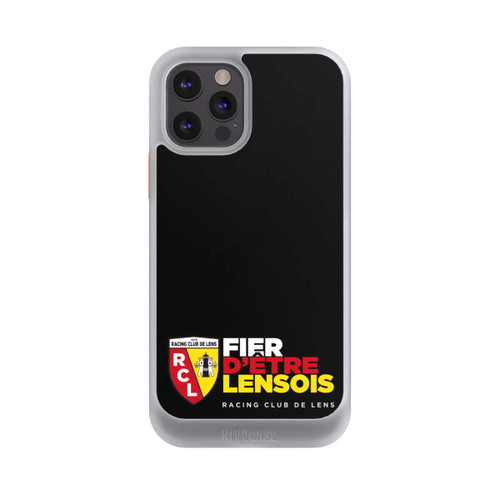 Apple iPhone 12 Pro NIVOcore RC Lens Logo en bas Noir