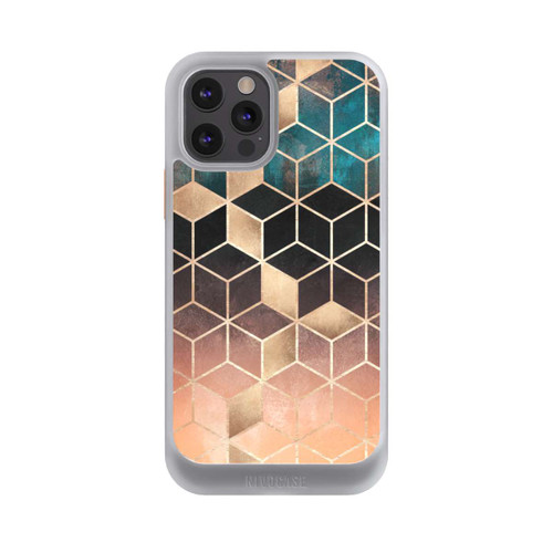 Apple iPhone 12 Pro NIVOcore Cubes de rêve imprimé doré