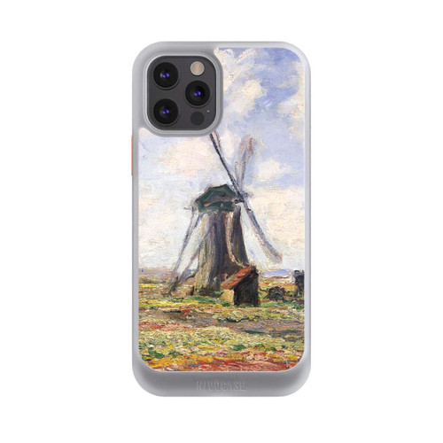 Apple iPhone 12 Pro NIVOcore Tulpenfelder mit der Rijnsburger Windmühle von Claude Monet