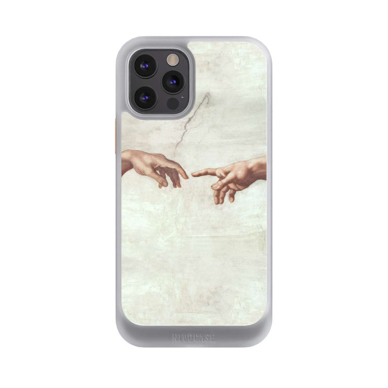 iPhone 12 Pro NIVOcore Die Hände von Gott und Adam von Michelangelo Buonarroti