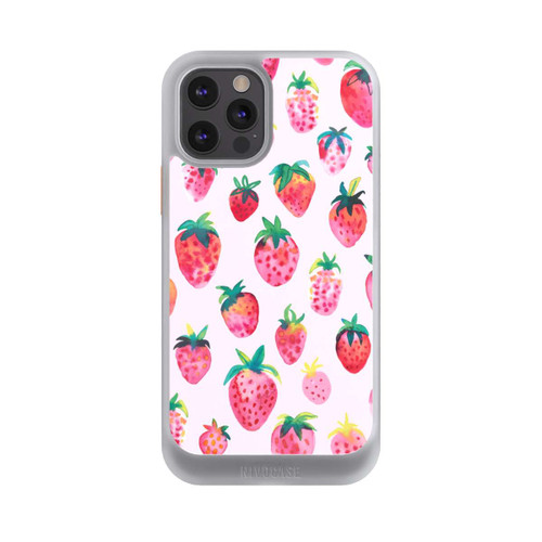 Apple iPhone 12 Pro NIVOcore Fraises aquarelles