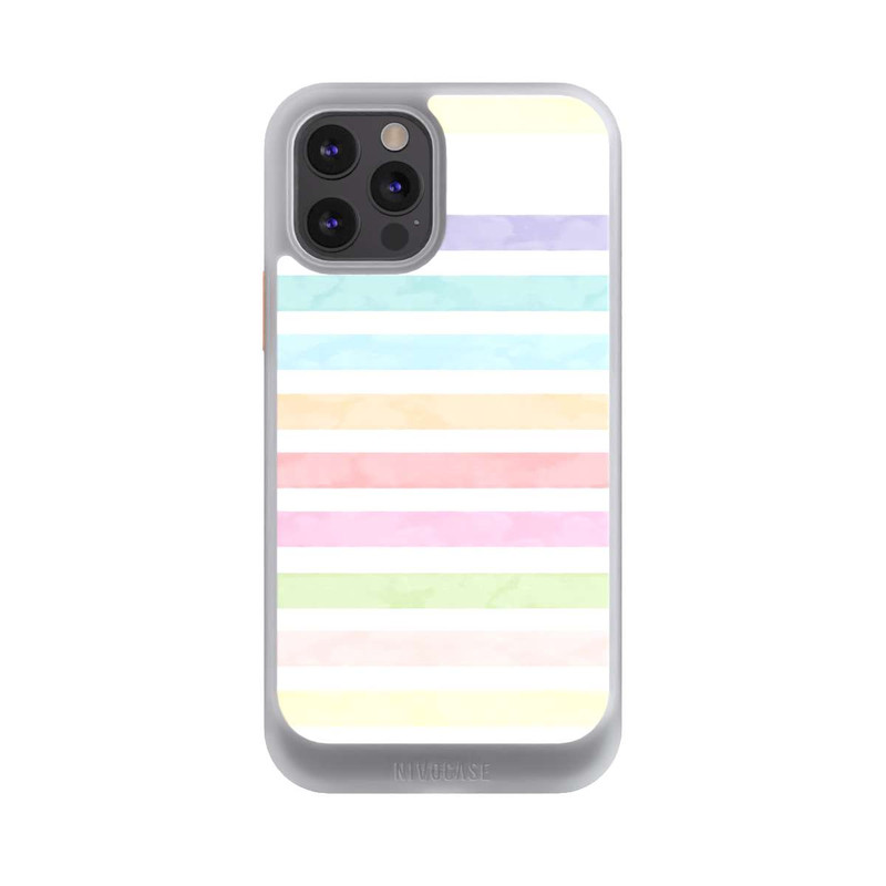 iPhone 12 Pro NIVOcore Rainbow Colorful Stripes