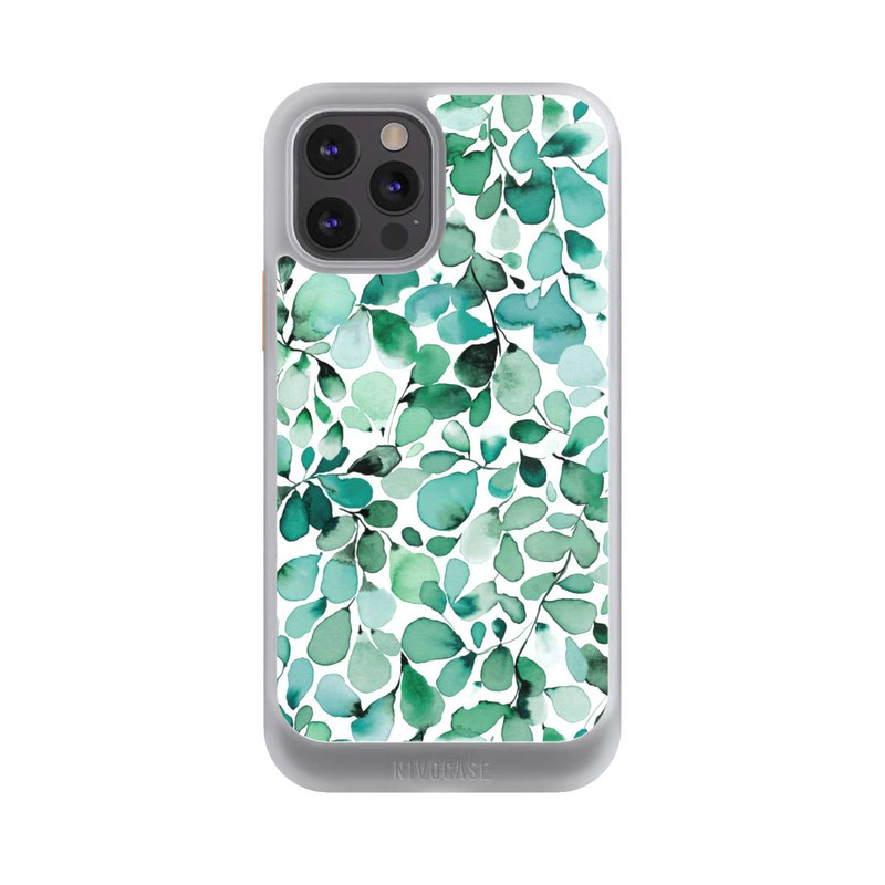 iPhone 12 Pro NIVOcore Aquarellmuster Blätter