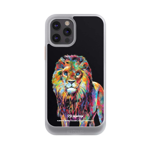 Apple iPhone 12 Pro NIVOcore Löwe Bunte Kunst von P.D. Moreno