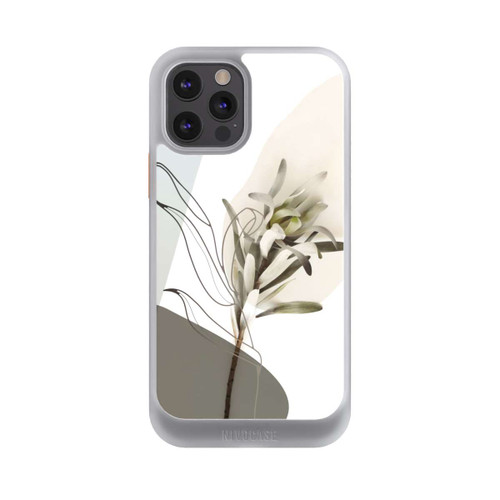 Apple iPhone 12 Pro NIVOcore Boho Line Art Olivgrün