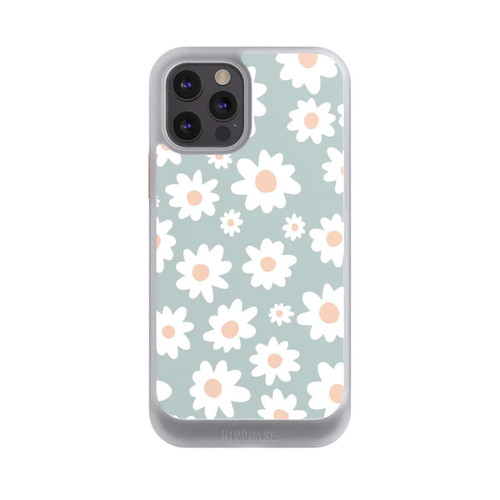 Apple iPhone 12 Pro NIVOcore Gänseblümchen Muster grün