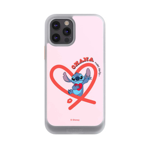 Apple iPhone 12 Pro NIVOcore Stitch Ohana Cœur rose