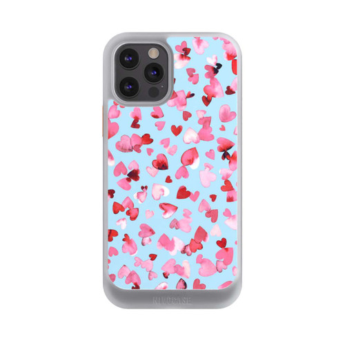 Apple iPhone 12 Pro NIVOcore Valentinstagsherzen in rosa blau