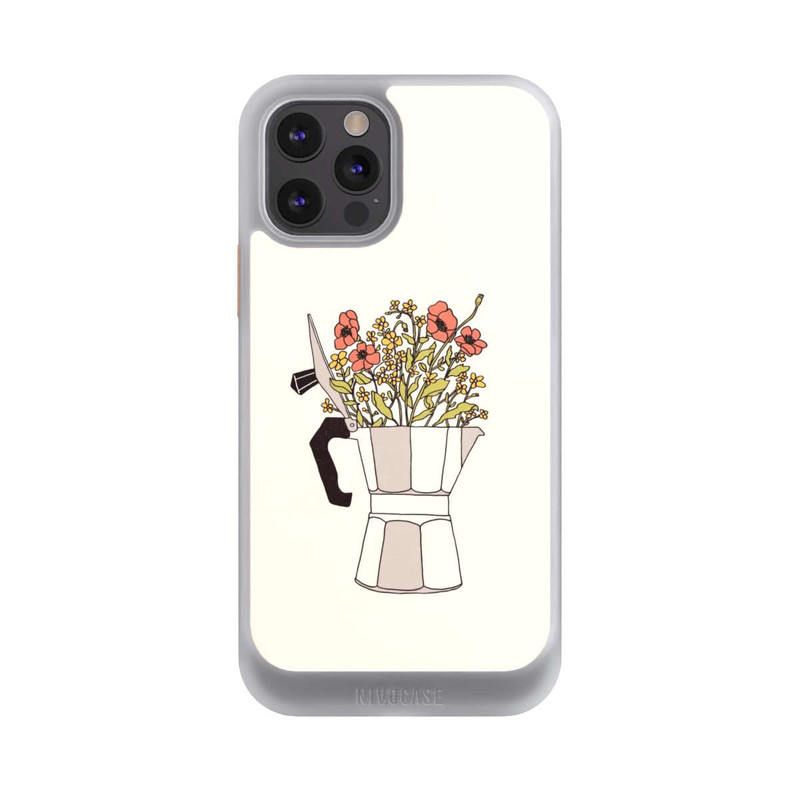 iPhone 12 Pro NIVOcore Moka Flowers